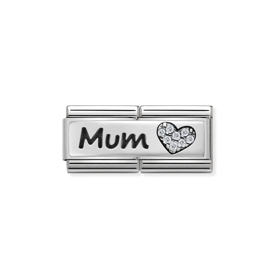Composable Double Classic Zirconia Mum Link 330731/07