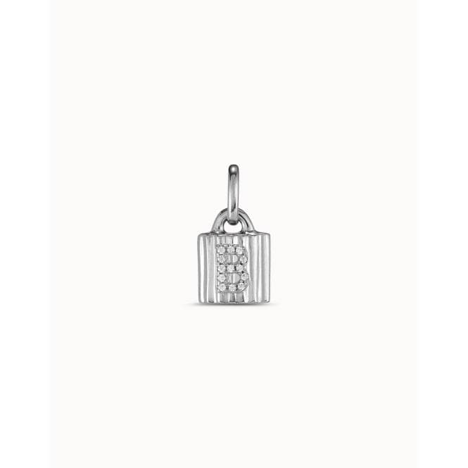 Mypadlock B White Metal Topazs CharmUNOde50CHA0218BLNMTL0U