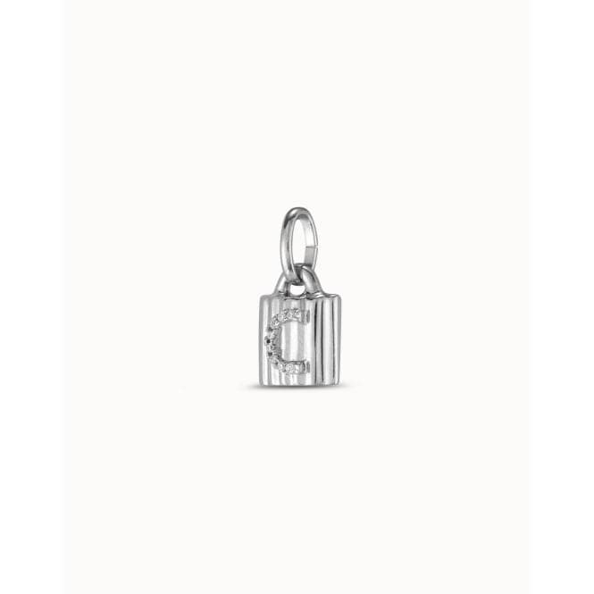 Mypadlock C White Metal Topazs CharmUNOde50CHA0219BLNMTL0U