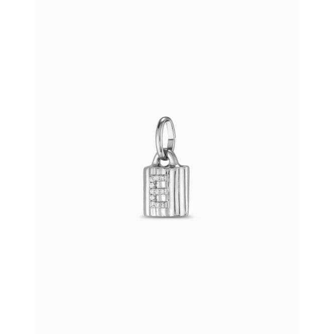 Mypadlock E White Metal Topazs CharmUNOde50CHA0221BLNMTL0U