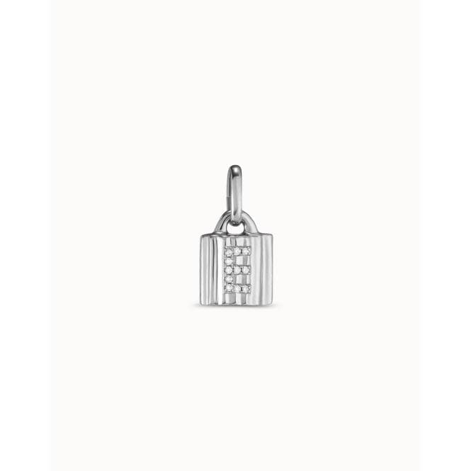 Mypadlock E White Metal Topazs CharmUNOde50CHA0221BLNMTL0U