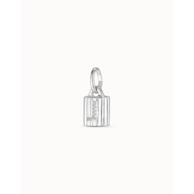 Mypadlock J White Metal Topazs CharmUNOde50CHA0226BLNMTL0U