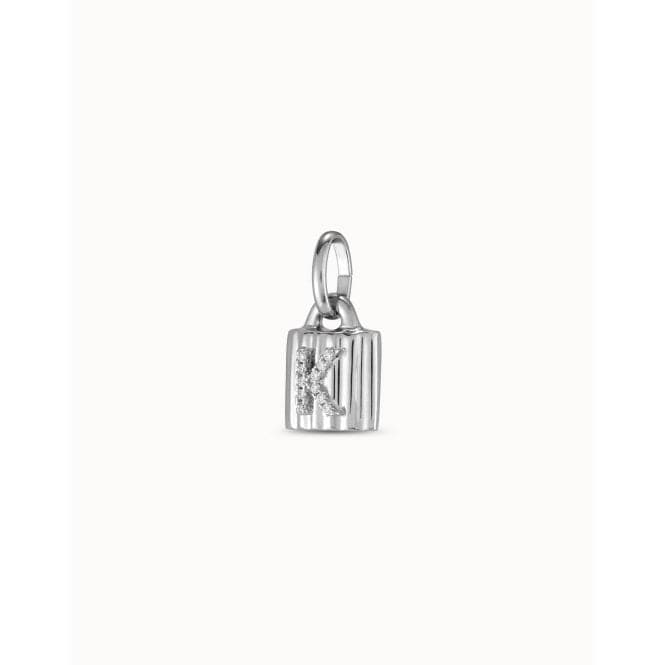 Mypadlock K White Metal Topazs CharmUNOde50CHA0227BLNMTL0U