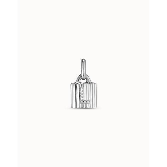 Mypadlock L White Metal Topazs CharmUNOde50CHA0228BLNMTL0U