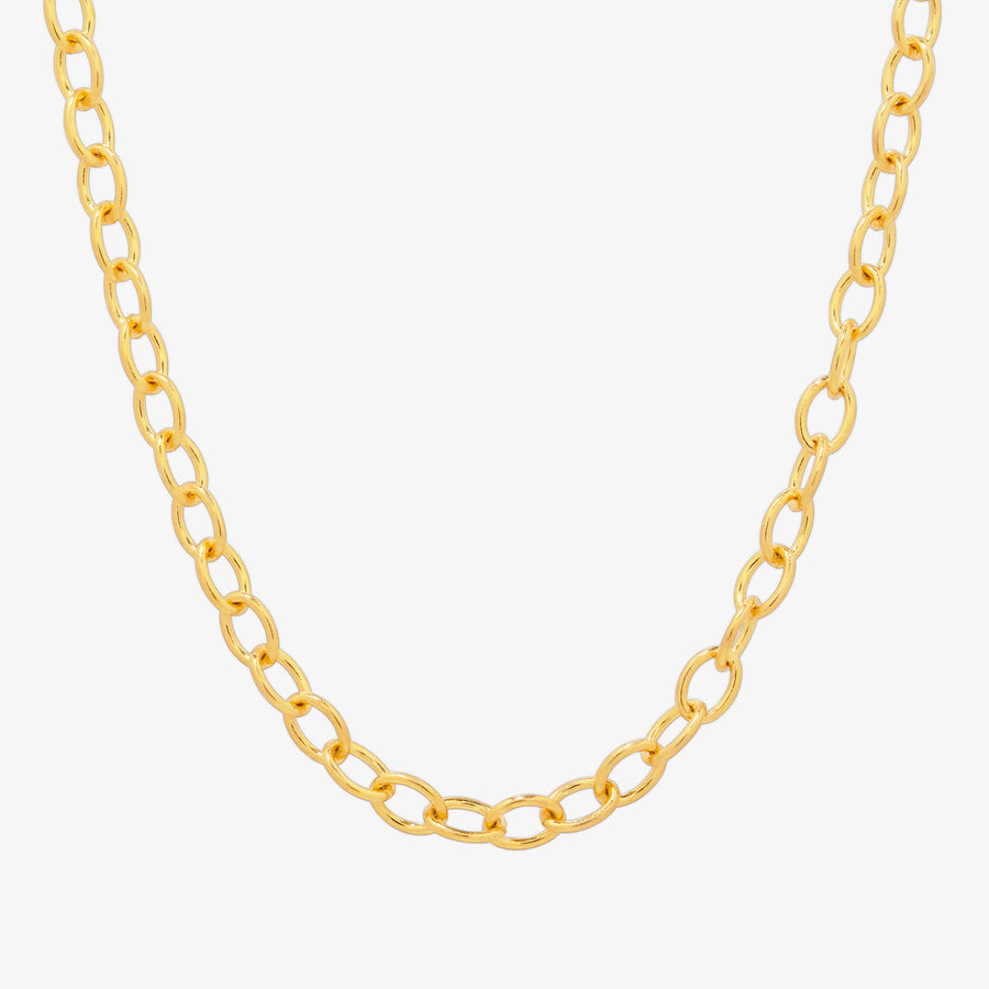 Medium oval chain necklace