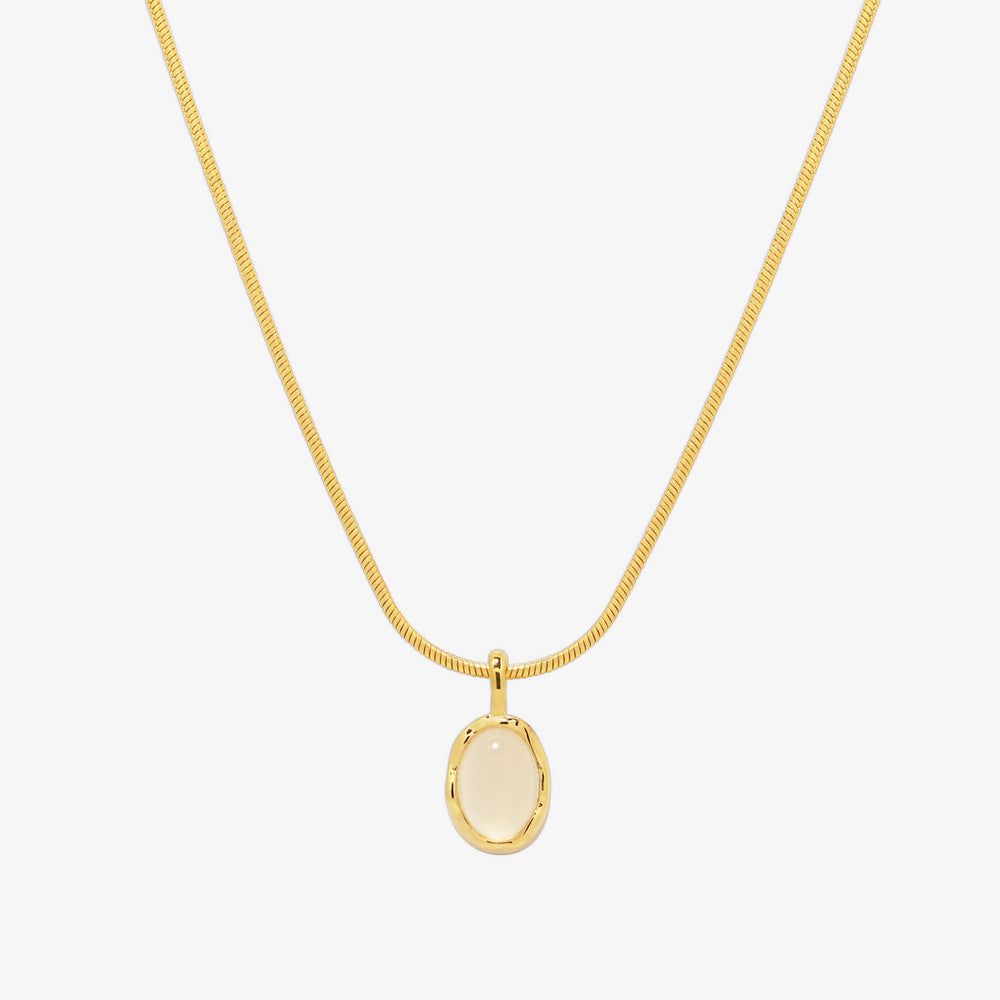 White moonstone necklace