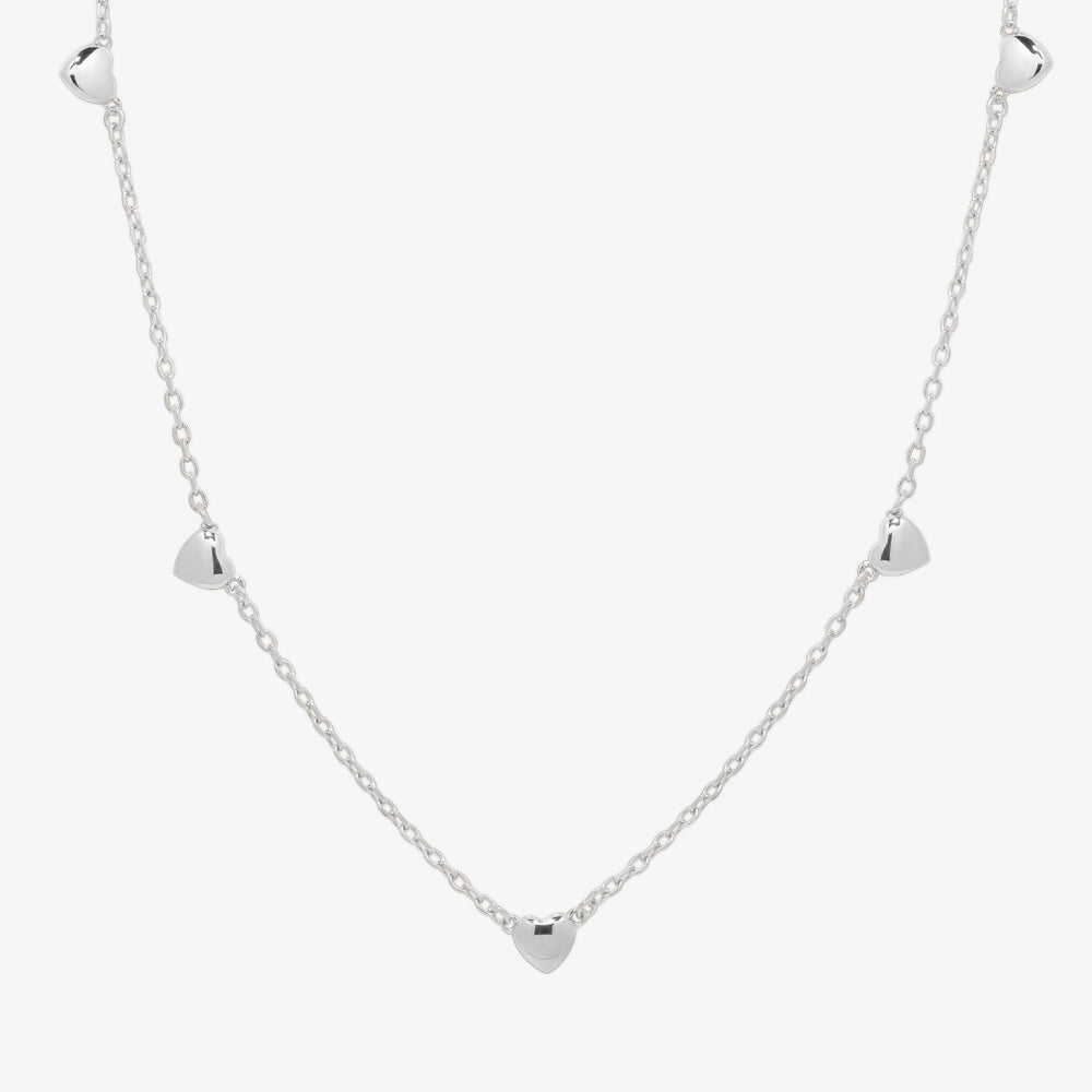 Hearts charm necklace