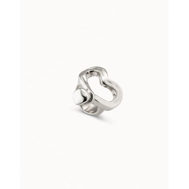 Nailed Heart Silver Metal RingUNOde50ANI0265MTM