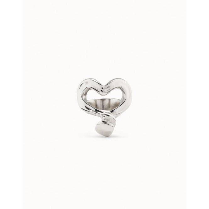 Nailed Heart Silver Metal RingUNOde50ANI0265MTM