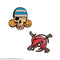 One Piece Pin Set Of 2 Nami & Arlong CR3294
