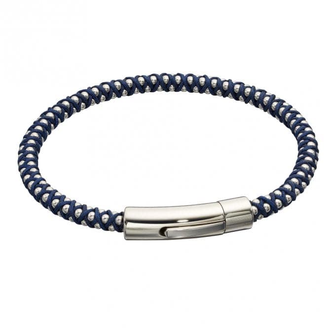 Navy Para Cord Bead Bracelet B5327Fred BennettB5327