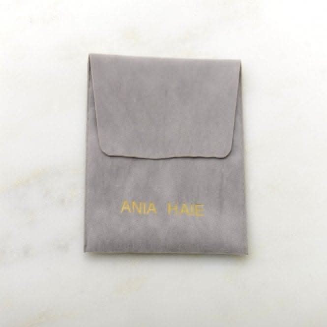 Neon Pink Enamel Disc Gold Stud Earrings E040 - 03G - NPAnia HaieE040 - 03G - NP