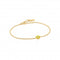 Neon Yellow Enamel Disc Gold Bracelet B040 - 02G - NYAnia HaieB040 - 02G - NY