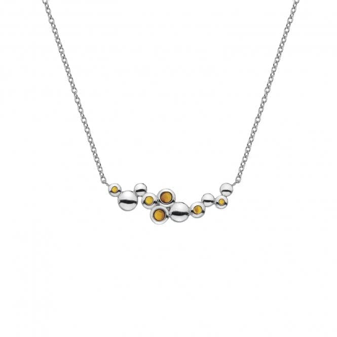 Nettare Genuine Amber Silver Plated Necklace EN007EmozioniEN007