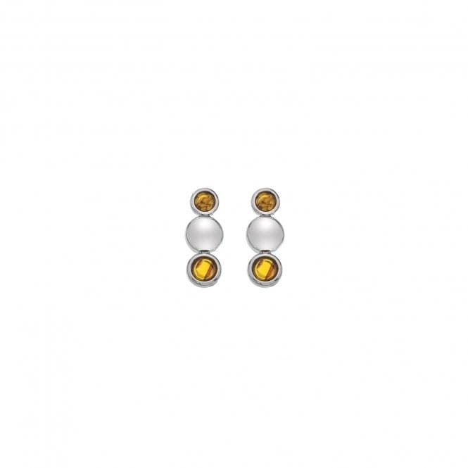 Nettare Genuine Amber Sterling Silver Earrings EE036EmozioniEE036