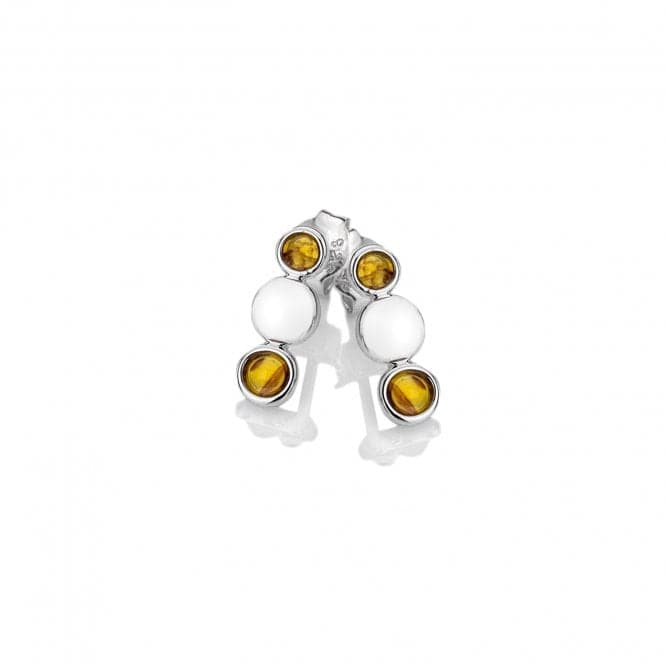 Nettare Genuine Amber Sterling Silver Earrings EE036EmozioniEE036