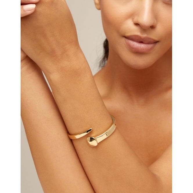 New Nail Golden Metal BraceletUNOde50PUL2308ORO0000L