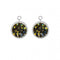 Nikki Lissoni Green Rock Crystal 14mm Silver Earring Coins EAC2030SNikki LissoniEAC2030S