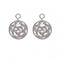 Nikki Lissoni Sparkling Flower 14mm Silver Earring Coins EAC2006SNikki LissoniEAC2006S