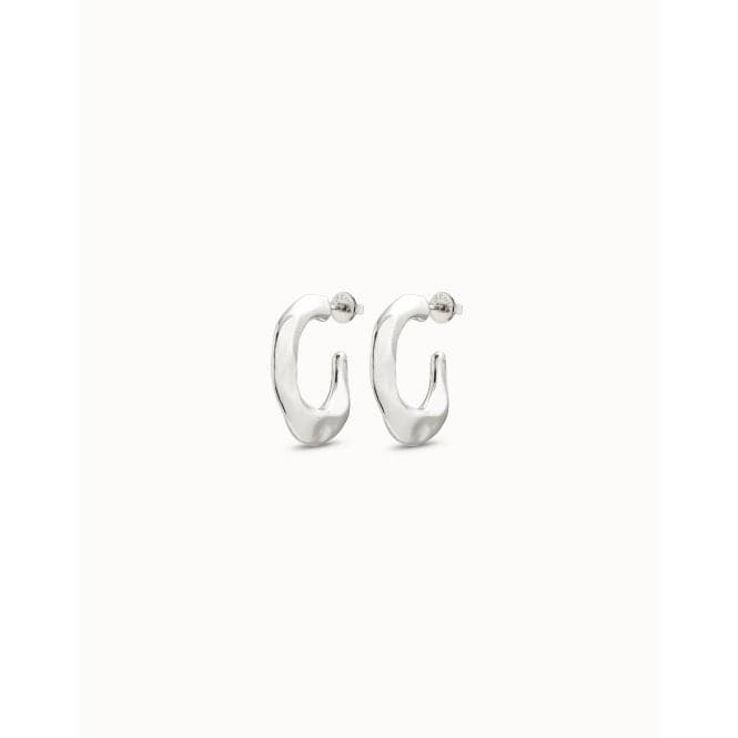 Nimbo Silver Metal EarringsUNOde50PEN0793MTL0000U