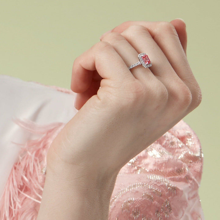 Norma | 18ct White Gold | 1ct (tw) Lab Grown Pink Diamond RingCreated BrillianceBA0073014 - M
