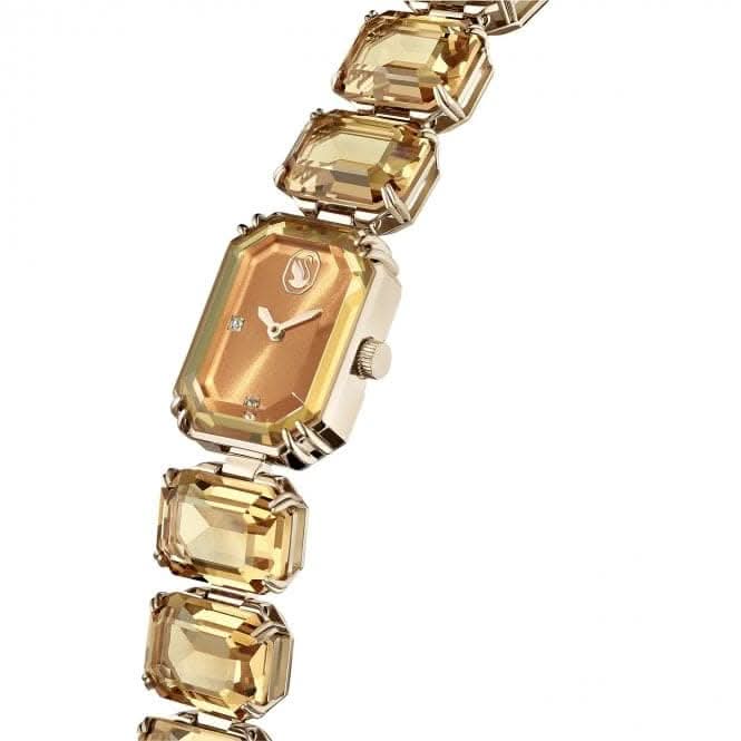 Octagon Cut Brown Champagne Gold - tone Finish Watch 5630831Swarovski5630831