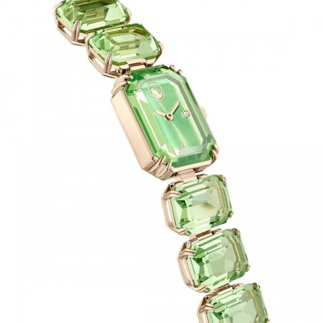 Octagon Cut Green Champagne Gold - tone Finish Watch 5630834Swarovski5630834