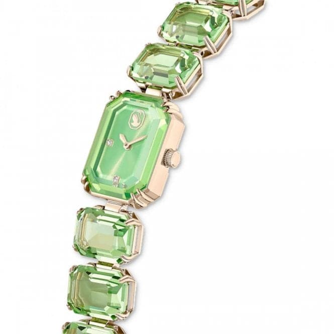 Octagon Cut Green Champagne Gold - tone Finish Watch 5630834Swarovski5630834