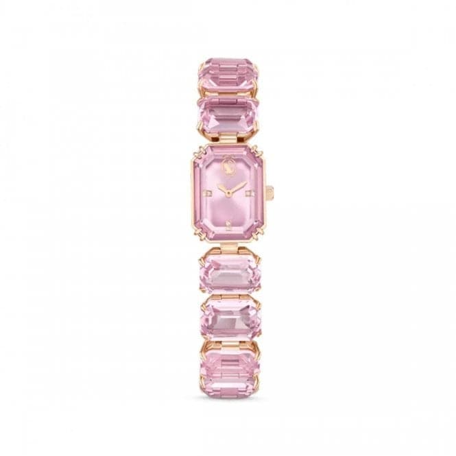 Octagon Cut Pink Rose Gold - tone Finish Watch 5630837Swarovski5630837