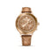 Octea Lux Chrono Leather Strap Brown Gold - tone Finish Watch 5632260Swarovski5632260