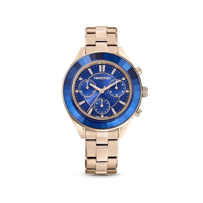 Octea Lux Sport Metal Blue Gold - tone Finish Watch 5632481Swarovski5632481