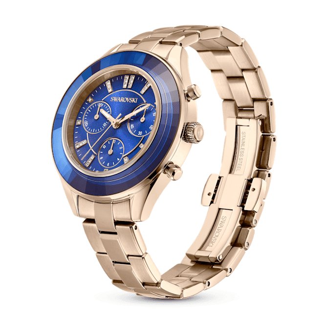 Octea Lux Sport Metal Blue Gold - tone Finish Watch 5632481Swarovski5632481