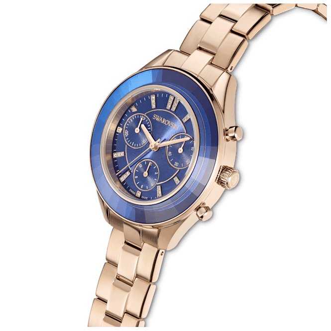 Octea Lux Sport Metal Blue Gold - tone Finish Watch 5632481Swarovski5632481