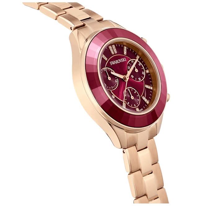 Octea Lux Sport Metal Red Rose Gold - tone Finish Watch 5632475Swarovski5632475