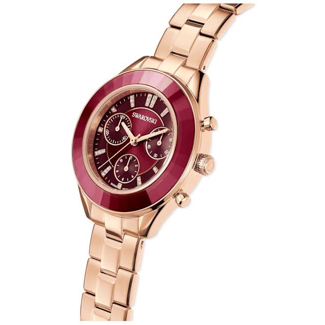 Octea Lux Sport Metal Red Rose Gold - tone Finish Watch 5632475Swarovski5632475