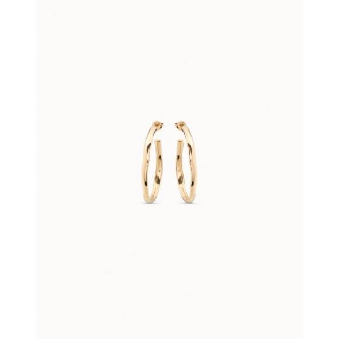 Ohmmm.. Golden Metal EarringsUNOde50PEN0419ORO0000U