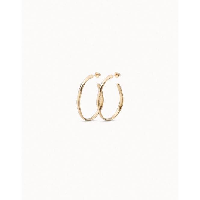 Ohmmm.. Golden Metal EarringsUNOde50PEN0419ORO0000U