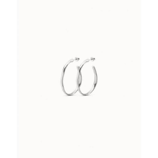 Ohmmm.. Silver Metal EarringsUNOde50PEN0419MTL0000U