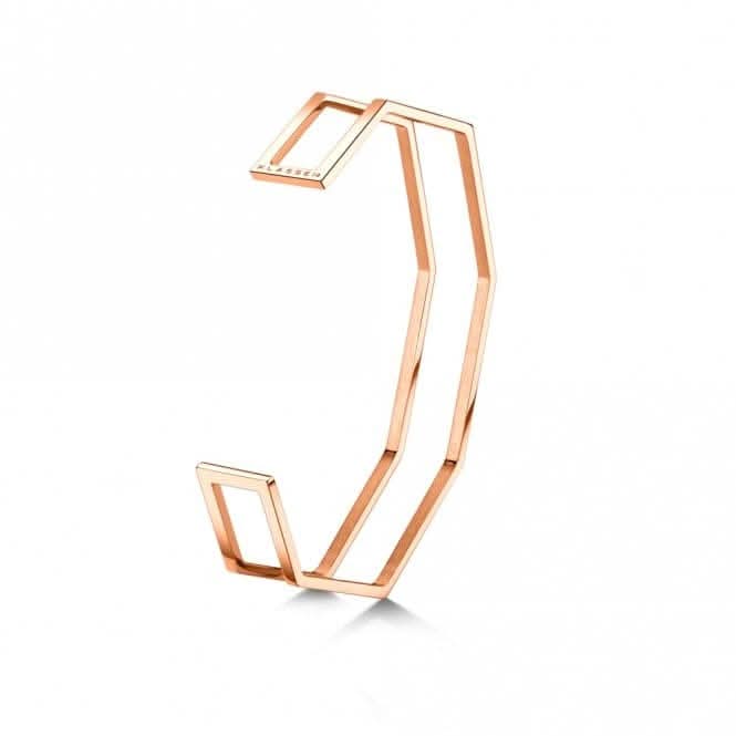 Okto Double Bracciale Rose Gold Large Bangle OB18RG002L