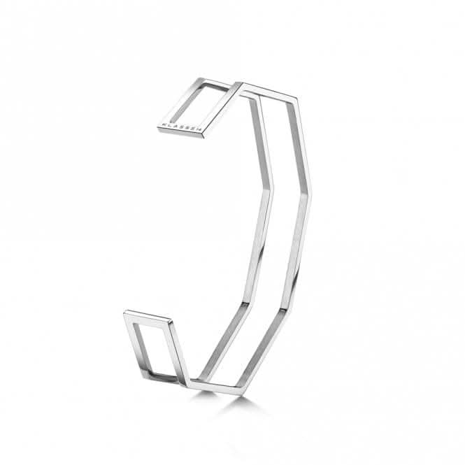 Okto Double Bracciale Silver Large Bangle OB18SR002L