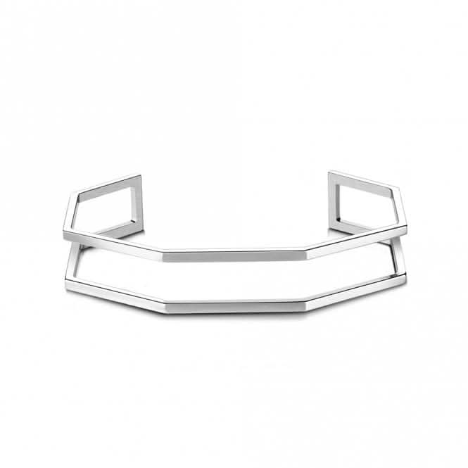 Okto Double Bracciale Silver Medium Bangle OB18SR002M