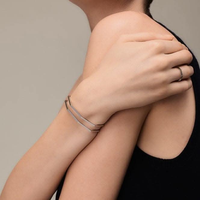Okto Double Bracciale Silver Medium Bangle OB18SR002MKLASSE14OB18SR002M