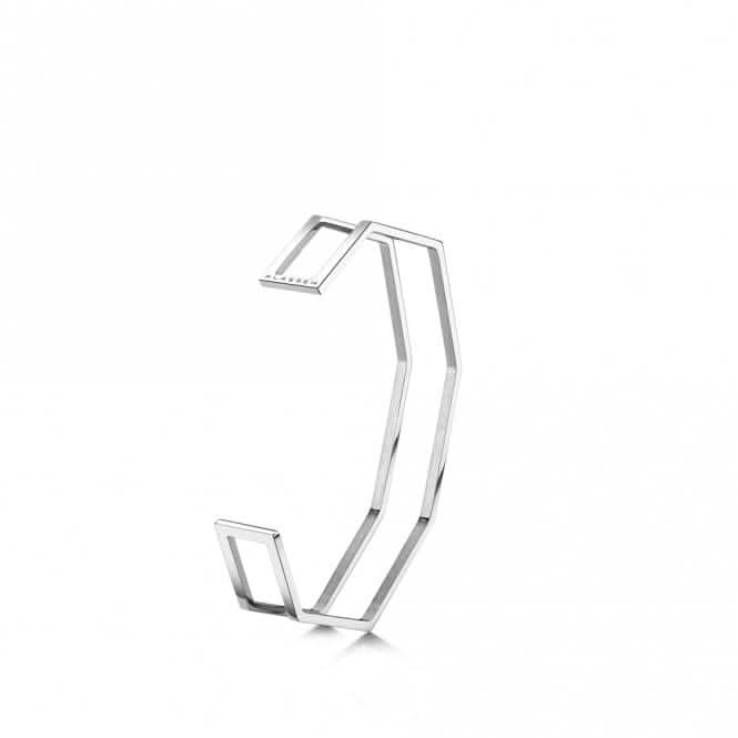 Okto Double Bracciale Silver Small Bangle OB18SR002S