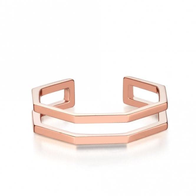 Okto Double Rose Gold P Ring OR18RG001P