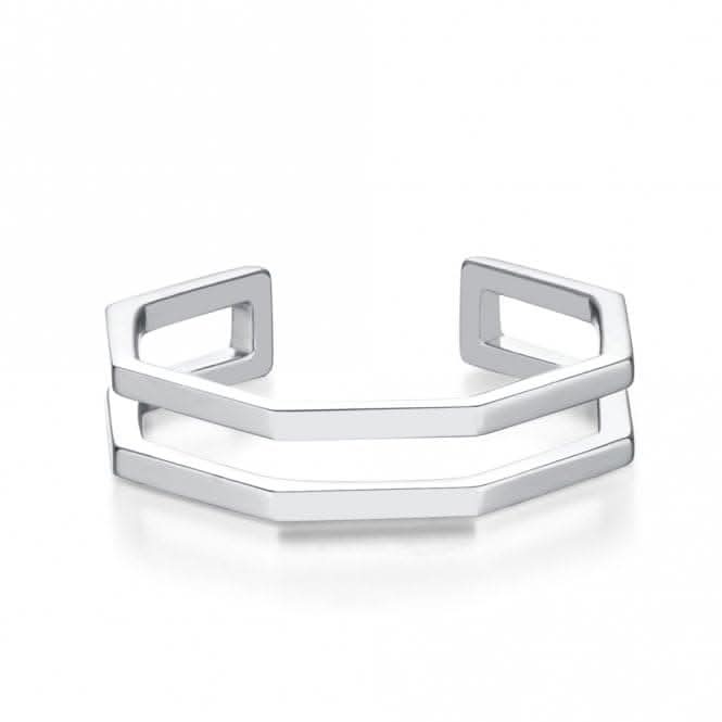 Okto Double Silver Small Ring OR18SR001S