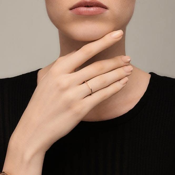 Okto Fino Rose Gold Ring OR18RG004P
