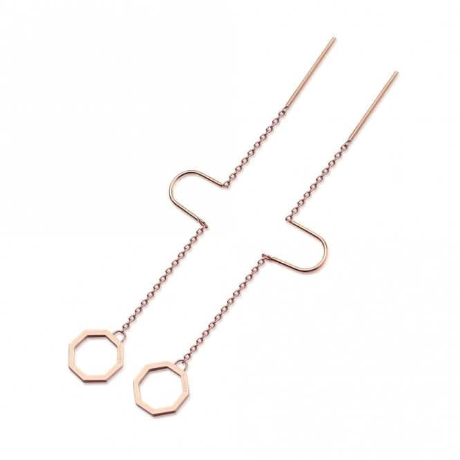 Okto Fountain Rose Gold Stud Earring OE18RG005U