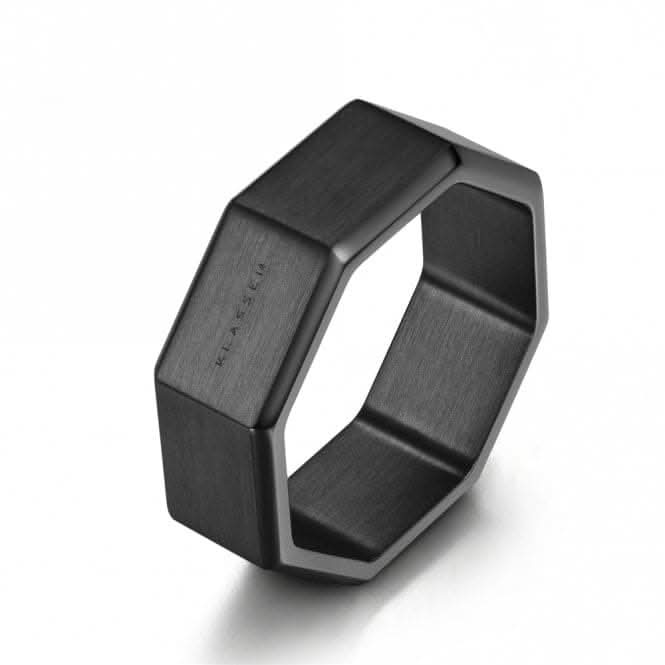 Okto Man Black Medium Ring JOR19BK005M