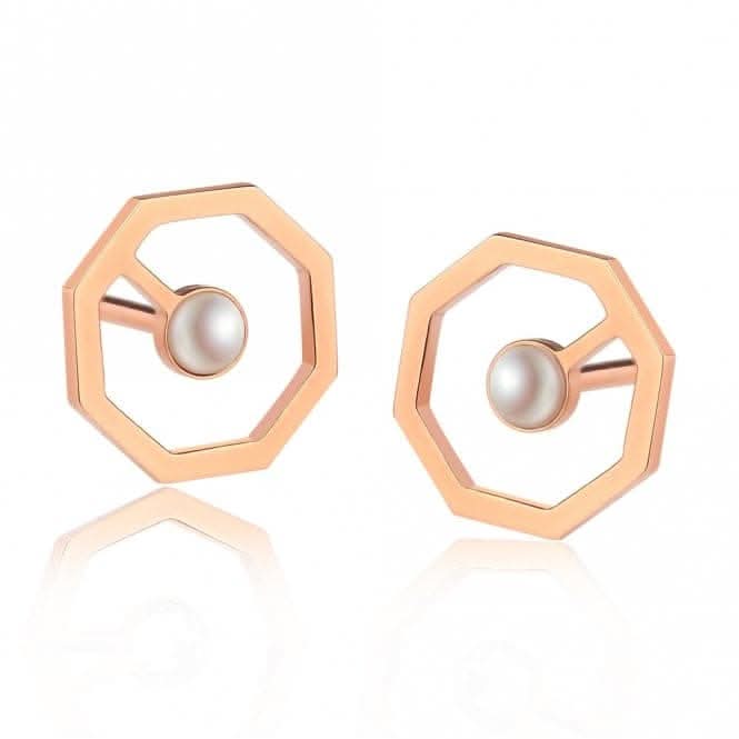 Okto Pearl Rose Gold Stud Earring OE18RW002UKLASSE14OE18RW002U