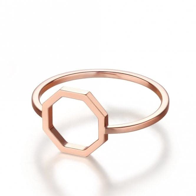 Okto Rose Gold Medium Ring OR18RG003M